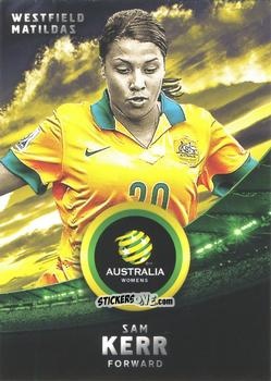 Sticker Sam Kerr - Football Australia Trading Cards 2016-2017 n. 35 - Tap'N'Play