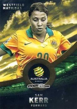 Sticker Sam Kerr - Football Australia Trading Cards 2016-2017 n. 35g - Tap'N'Play