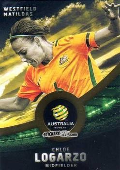 Sticker Chloe Logarzo - Football Australia Trading Cards 2016-2017 n. 36g - Tap'N'Play