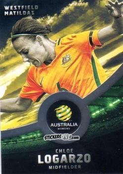 Sticker Chloe Logarzo - Football Australia Trading Cards 2016-2017 n. 36s - Tap'N'Play