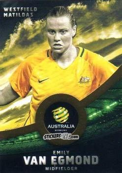 Figurina Emily van Egmond - Football Australia Trading Cards 2016-2017 n. 39g - Tap'N'Play