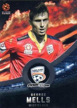 Cromo George Mells - Football Australia Trading Cards 2016-2017 n. 55s - Tap'N'Play