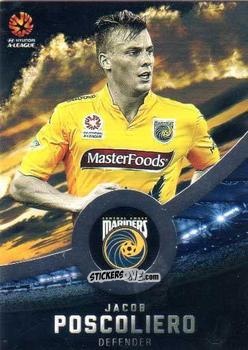 Figurina Jacob Poscoliero - Football Australia Trading Cards 2016-2017 n. 85s - Tap'N'Play
