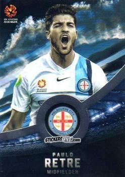 Sticker Paulo Retre - Football Australia Trading Cards 2016-2017 n. 103s - Tap'N'Play