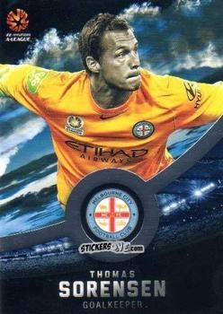 Sticker Thomas Sorensen - Football Australia Trading Cards 2016-2017 n. 104s - Tap'N'Play