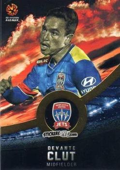 Sticker Devante Clut - Football Australia Trading Cards 2016-2017 n. 125g - Tap'N'Play