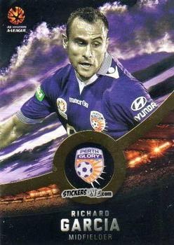 Sticker Richard Garcia - Football Australia Trading Cards 2016-2017 n. 140g - Tap'N'Play