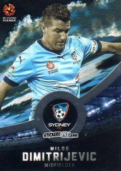 Figurina Milos Dimitrijevic - Football Australia Trading Cards 2016-2017 n. 159s - Tap'N'Play