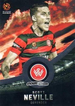 Sticker Scott Neville - Football Australia Trading Cards 2016-2017 n. 195s - Tap'N'Play