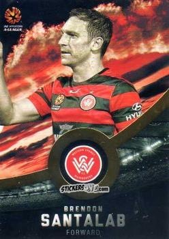 Cromo Brendon Santalab - Football Australia Trading Cards 2016-2017 n. 198g - Tap'N'Play