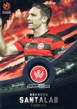 Cromo Brendon Santalab - Football Australia Trading Cards 2016-2017 n. 198s - Tap'N'Play