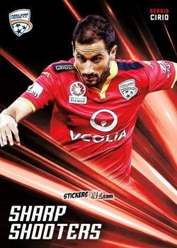Cromo Sergio Cirio - Football Australia Trading Cards 2016-2017 n. SH-03 - Tap'N'Play