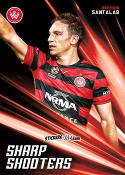 Cromo Brendon Santalab - Football Australia Trading Cards 2016-2017 n. SH-12 - Tap'N'Play