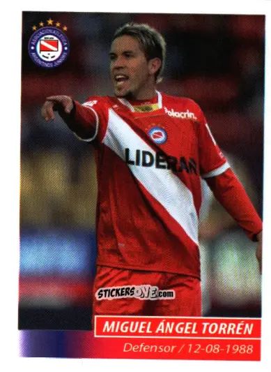 Sticker Miguel Ángel Torrén - Fùtbol Argentino 2011 n. 31 - Panini