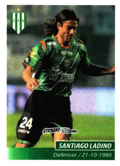 Sticker Santiago Ladino - Fùtbol Argentino 2011 n. 72 - Panini