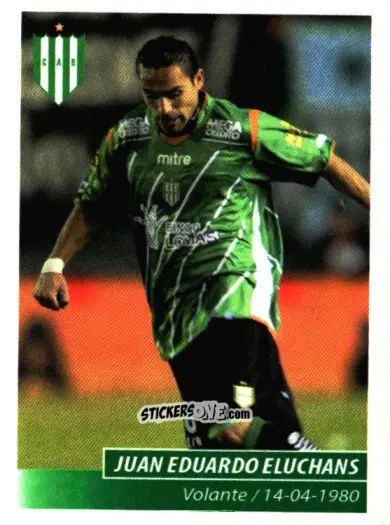 Sticker Juan Eduardo Eluchans - Fùtbol Argentino 2011 n. 80 - Panini
