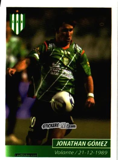 Sticker Jonathan Gómez - Fùtbol Argentino 2011 n. 81 - Panini