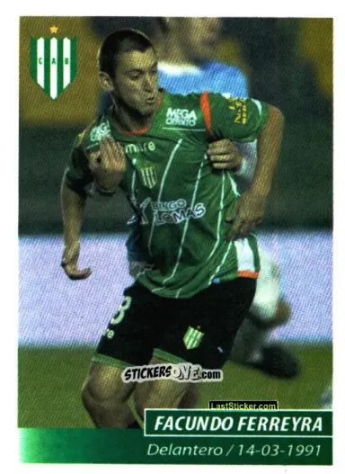 Sticker Facundo Ferreyra - Fùtbol Argentino 2011 n. 83 - Panini