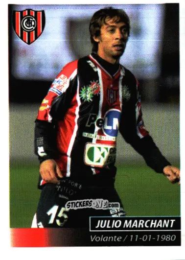 Sticker Julio Marchant - Fùtbol Argentino 2011 n. 118 - Panini