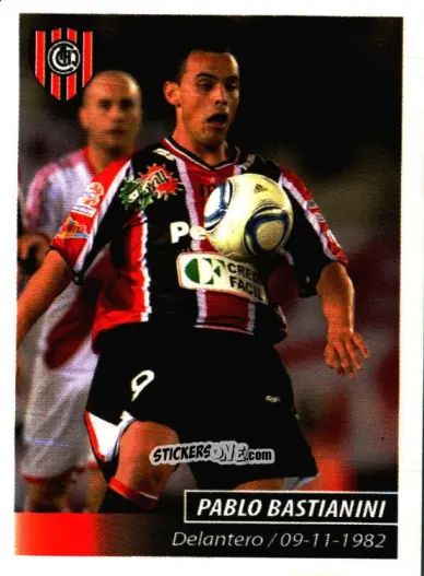 Figurina Pablo Bastianini - Fùtbol Argentino 2011 n. 120 - Panini