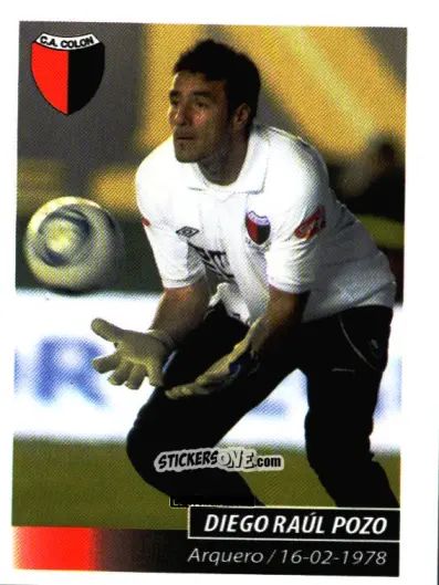 Sticker Diego Raúl Pozo - Fùtbol Argentino 2011 n. 124 - Panini