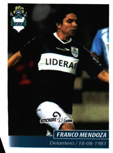 Figurina Franco Mendoza - Fùtbol Argentino 2011 n. 189 - Panini
