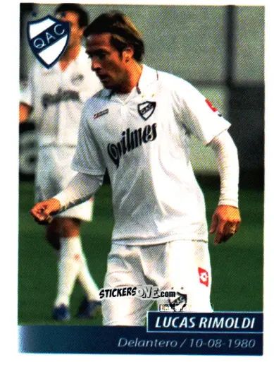 Figurina Lucas Rimoldi - Fùtbol Argentino 2011 n. 289 - Panini