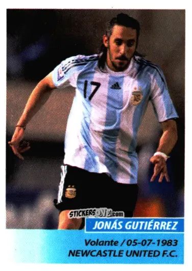 Sticker Jonás Gutiérrez - Fùtbol Argentino 2011 n. 386 - Panini