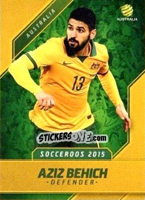Cromo Aziz Behich - Football Australia Trading Cards 2015-2016 - Tap'N'Play