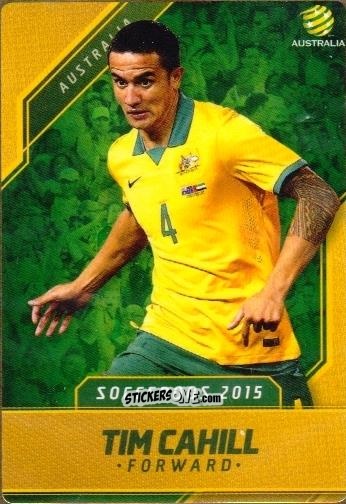Figurina Tim Cahill - Football Australia Trading Cards 2015-2016 n. 4g - Tap'N'Play
