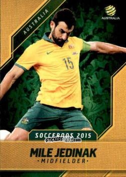 Cromo Mile Jedinak - Football Australia Trading Cards 2015-2016 n. 7 - Tap'N'Play