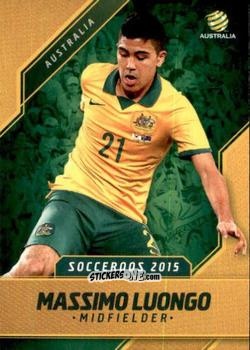 Figurina Massimo Luongo - Football Australia Trading Cards 2015-2016 n. 12 - Tap'N'Play