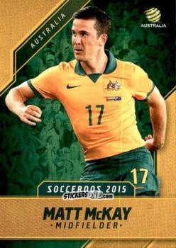 Figurina Matt McKay - Football Australia Trading Cards 2015-2016 n. 13 - Tap'N'Play