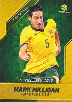 Sticker Mark Milligan - Football Australia Trading Cards 2015-2016 n. 14 - Tap'N'Play
