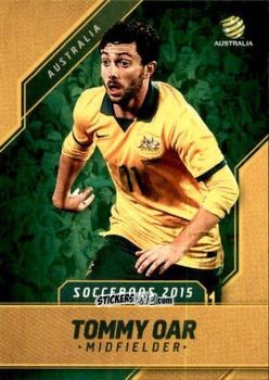 Sticker Tommy Oar - Football Australia Trading Cards 2015-2016 n. 15 - Tap'N'Play