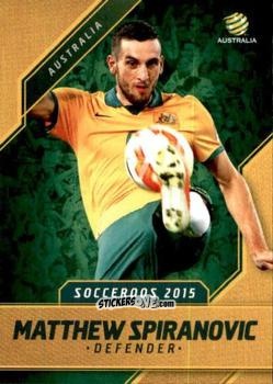 Sticker Matthew Spiranovic - Football Australia Trading Cards 2015-2016 n. 18 - Tap'N'Play