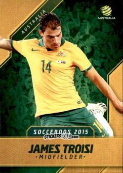 Cromo James Troisi - Football Australia Trading Cards 2015-2016 n. 19 - Tap'N'Play