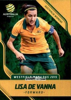 Sticker Lisa De Vanna - Football Australia Trading Cards 2015-2016 n. 26 - Tap'N'Play