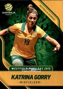Figurina Katrina Gorry - Football Australia Trading Cards 2015-2016 n. 28 - Tap'N'Play