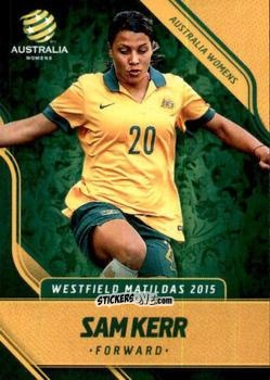 Sticker Sam Kerr - Football Australia Trading Cards 2015-2016 n. 32 - Tap'N'Play
