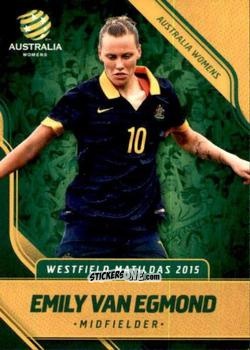 Sticker Emily Van Egmond - Football Australia Trading Cards 2015-2016 n. 39 - Tap'N'Play
