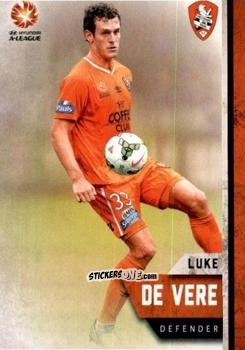 Cromo Luke De Vere - Football Australia Trading Cards 2015-2016 n. 62 - Tap'N'Play