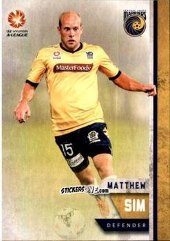 Cromo Matthew Sim - Football Australia Trading Cards 2015-2016 n. 87 - Tap'N'Play