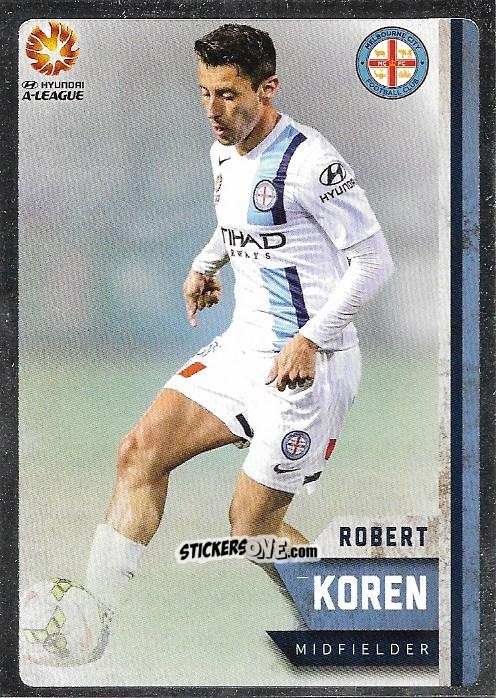 Figurina Robert Koren - Football Australia Trading Cards 2015-2016 n. 97s - Tap'N'Play