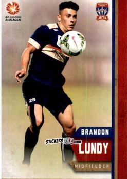 Sticker Brandon Lundy - Football Australia Trading Cards 2015-2016 n. 132 - Tap'N'Play