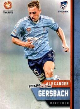 Figurina Alexander Gersbach - Football Australia Trading Cards 2015-2016 n. 159 - Tap'N'Play