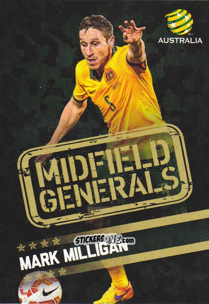 Cromo Mark Milligan - Football Australia Trading Cards 2015-2016 n. MG-01 - Tap'N'Play