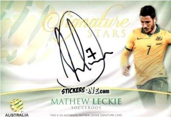 Cromo Mathew Leckie - Football Australia Trading Cards 2015-2016 n. SS-01 - Tap'N'Play