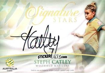 Cromo Steph Catley - Football Australia Trading Cards 2015-2016 n. SS-02 - Tap'N'Play