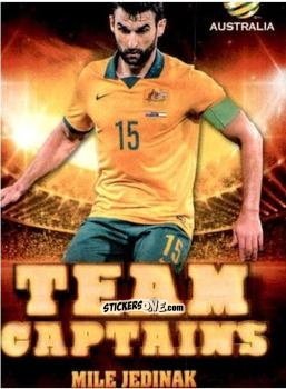 Cromo Mile Jedinak - Football Australia Trading Cards 2015-2016 n. TC-01 - Tap'N'Play